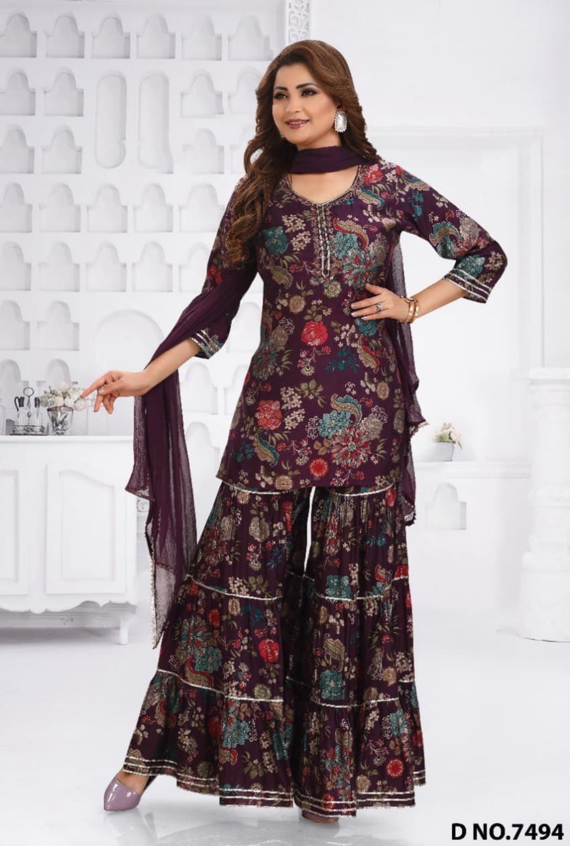 Cotton Gharara Suits