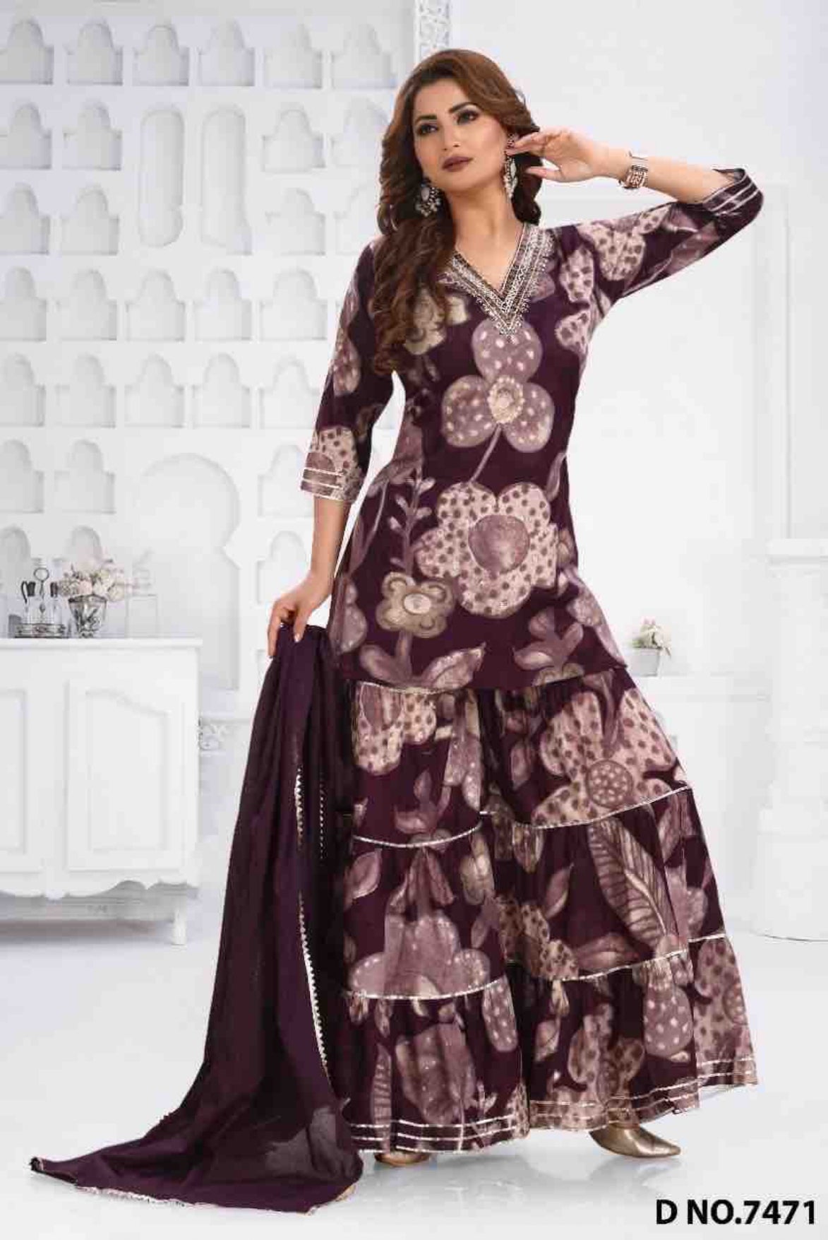 Cotton Gharara Suits