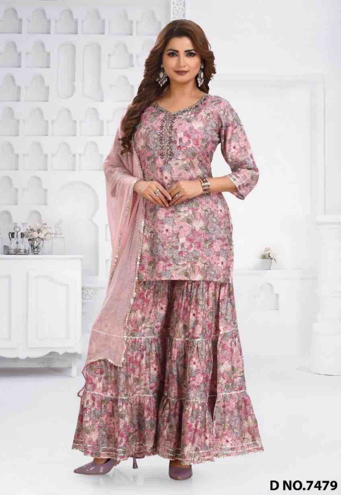 Cotton Gharara Suits