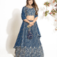 New Semi Stitiched Georgette Lehenga Choli