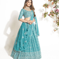 New Semi Stitiched Georgette Lehenga Choli