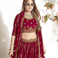 New Semi Stitiched Georgette Lehenga Choli