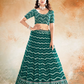 New Semi Stitiched Georgette Lehenga Choli