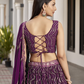 New Semi Stitiched Georgette Lehenga Choli