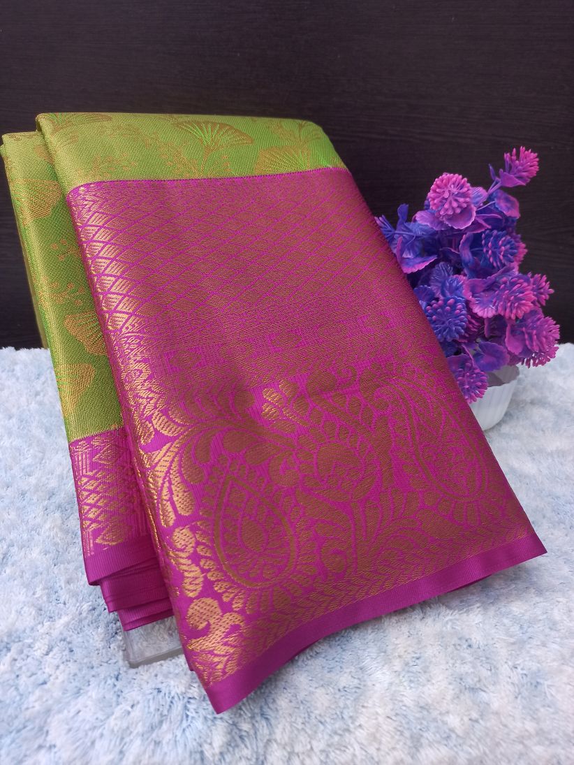 Kanchi Mix Silk Saree