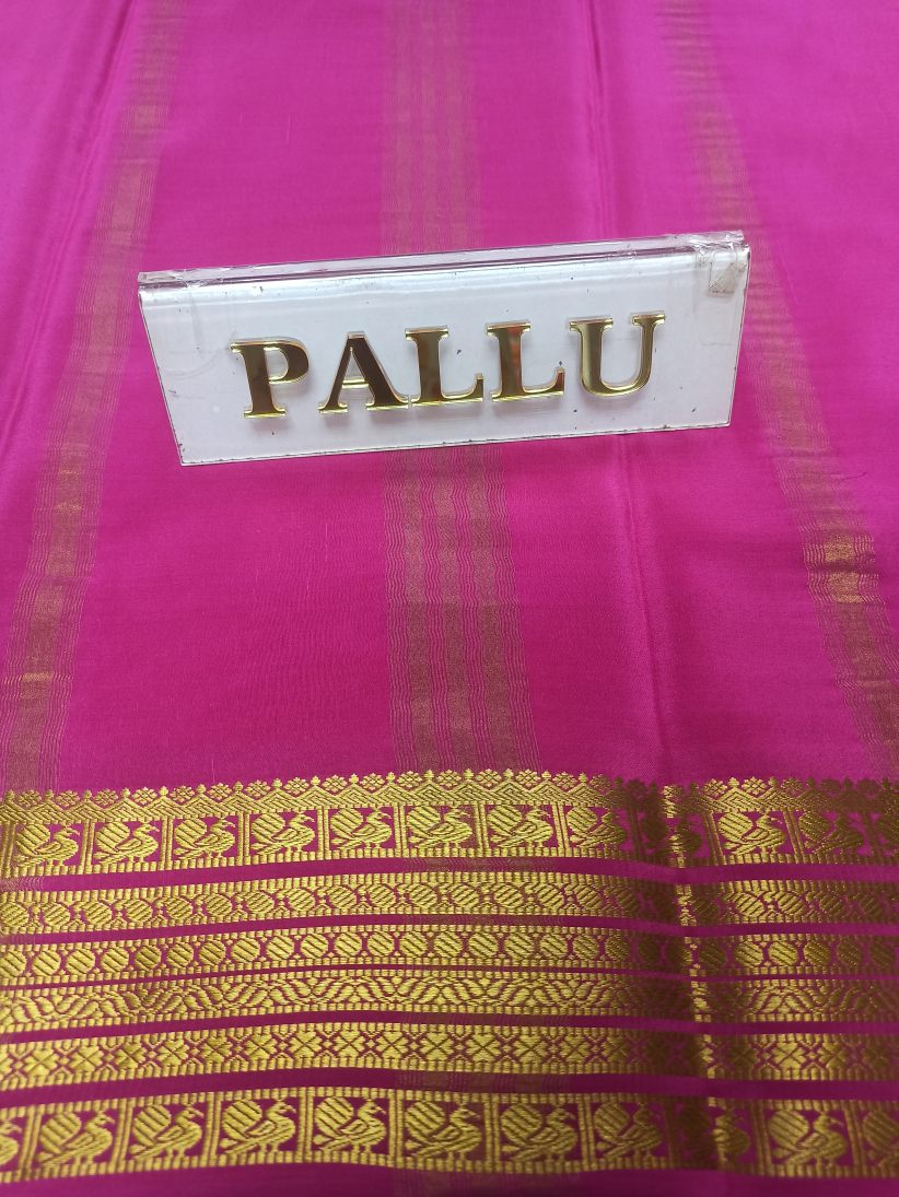 Pure Mysore Silk Saree