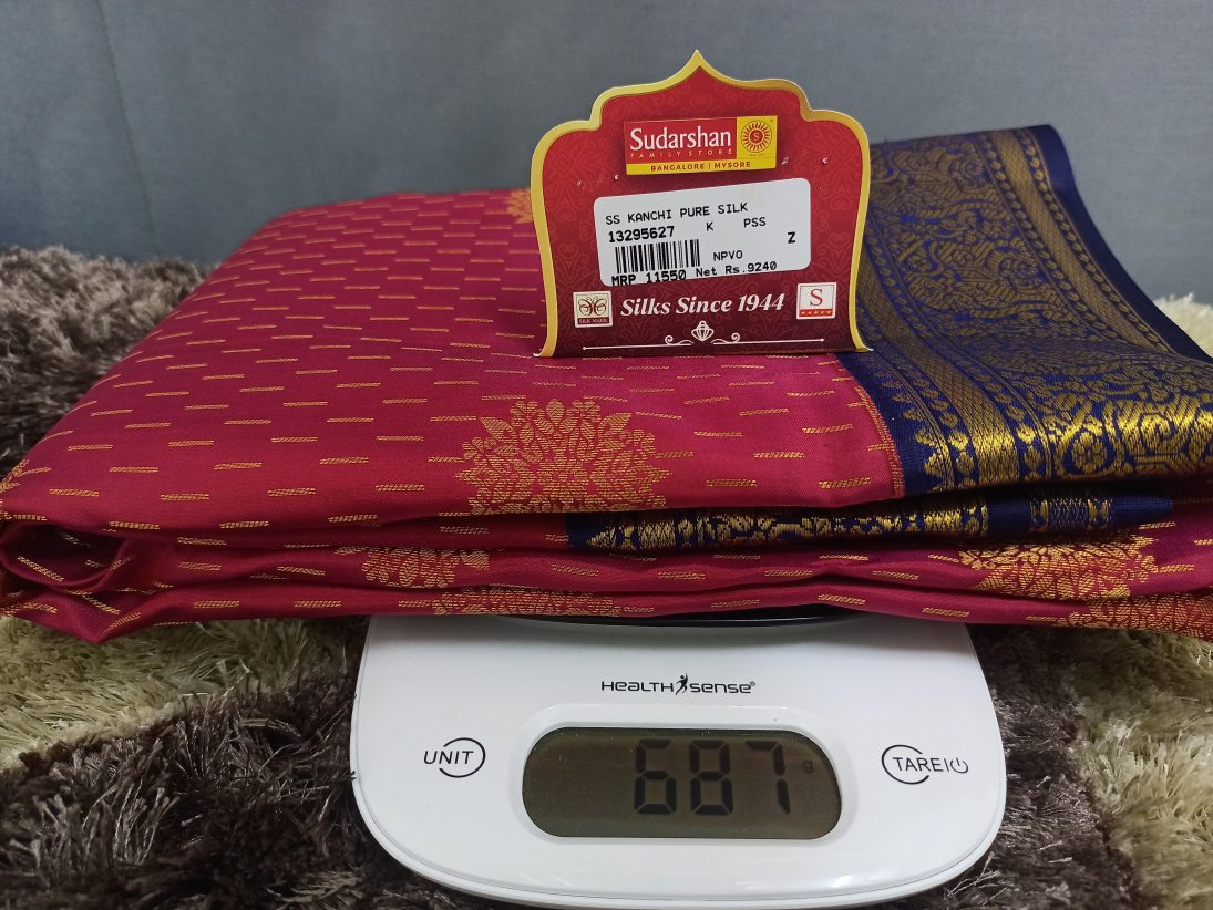 Pure Kanchipuram Silk Saree