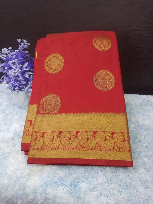 Pure kadial Silk Saree