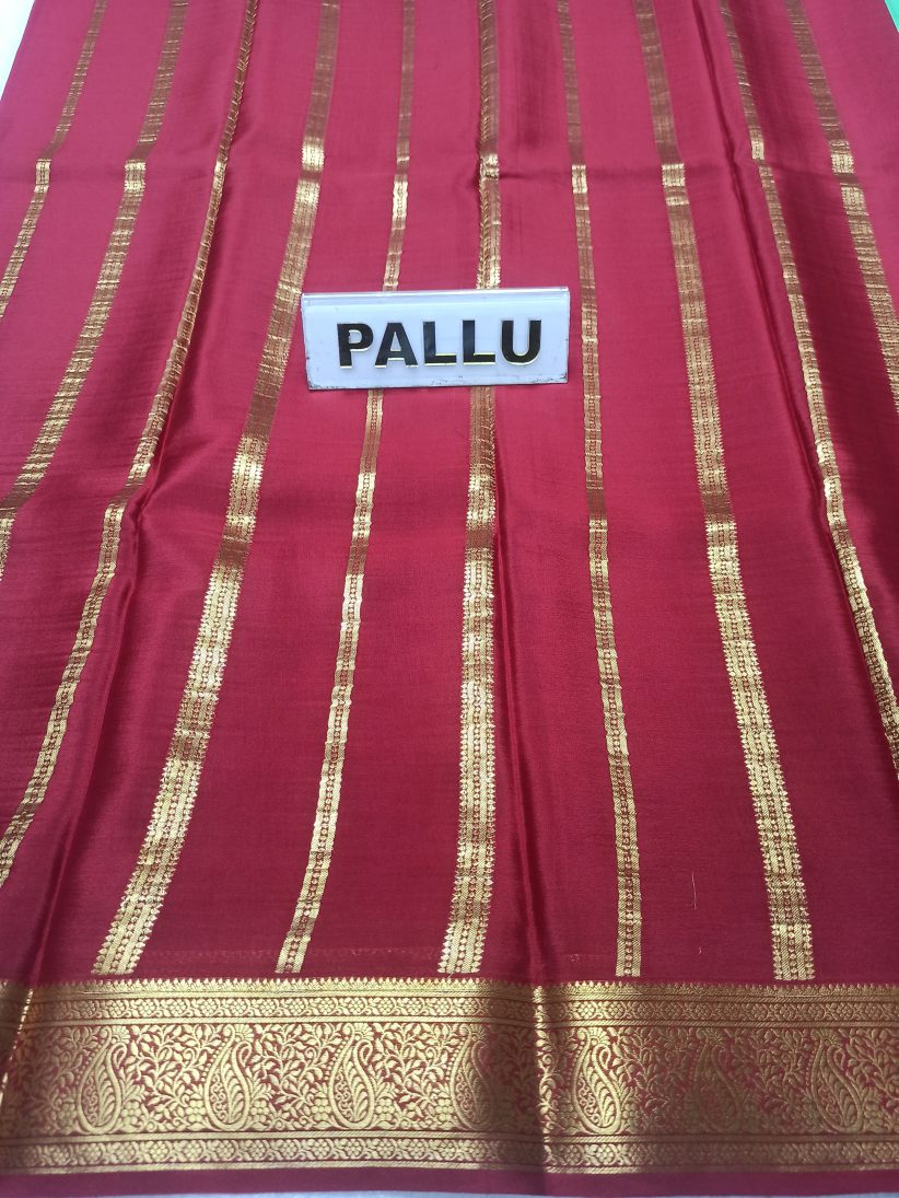 Pure Mysore Silk Saree(60 Grams)