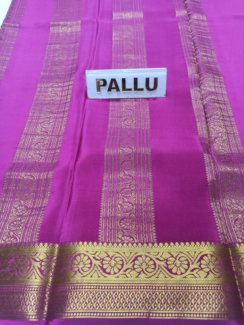 Pure Mysore Silk Saree