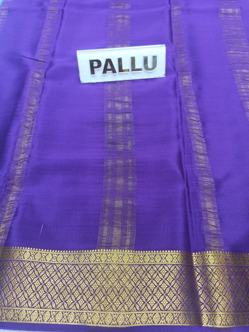 Pure Mysore Silk Saree