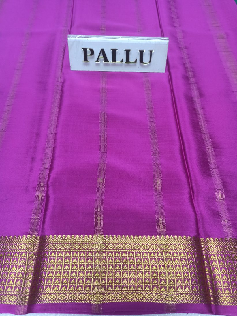 Pure Mysore Silk Saree