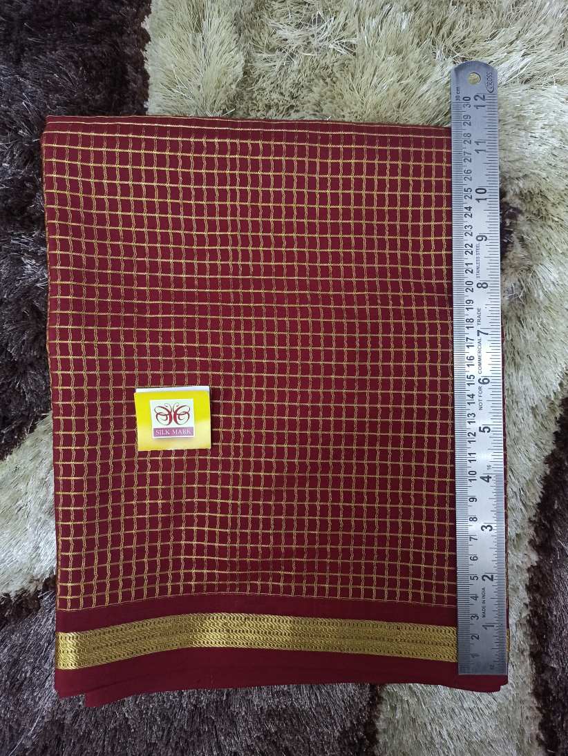 100% Pure mysore silk Crape Sarees
