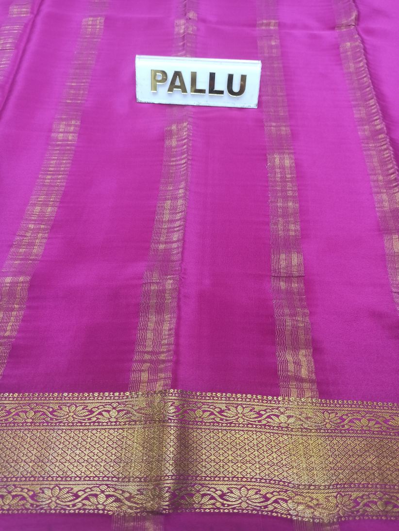 Pure Mysore Silk Saree