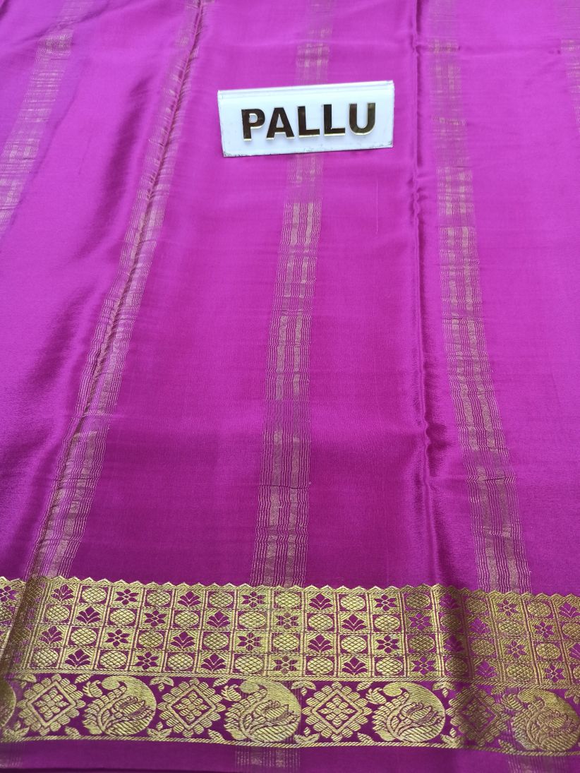 Pure Mysore Silk Saree