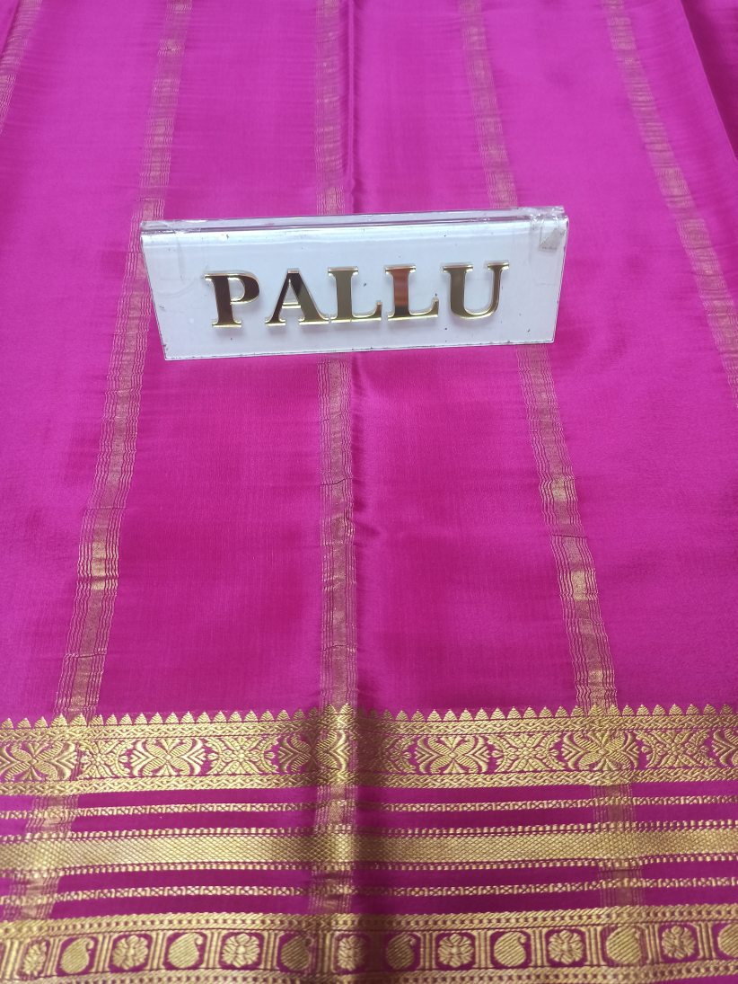 Pure Mysore Silk Saree