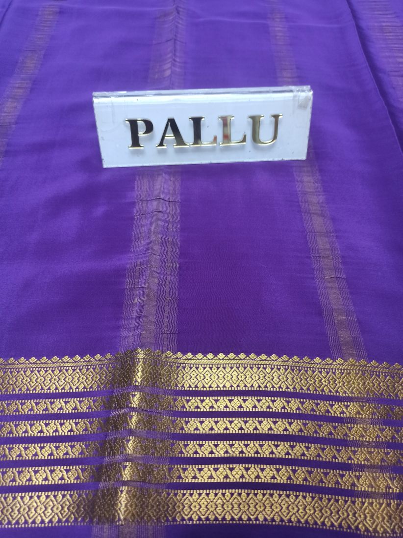 Pure Mysore Silk Saree