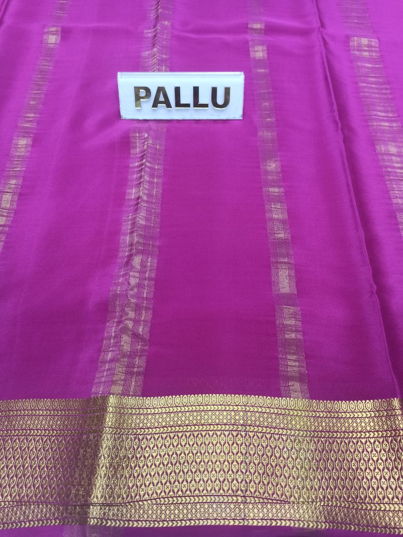 Pure Mysore Silk Saree