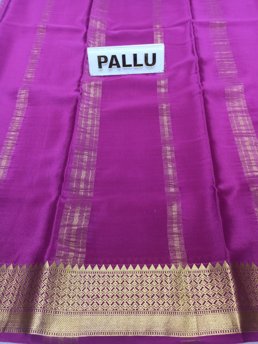 Pure Mysore Silk Saree