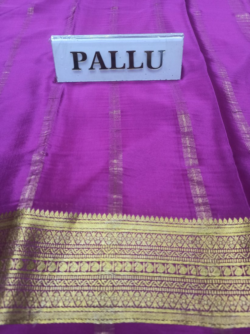 Pure Mysore Silk Saree