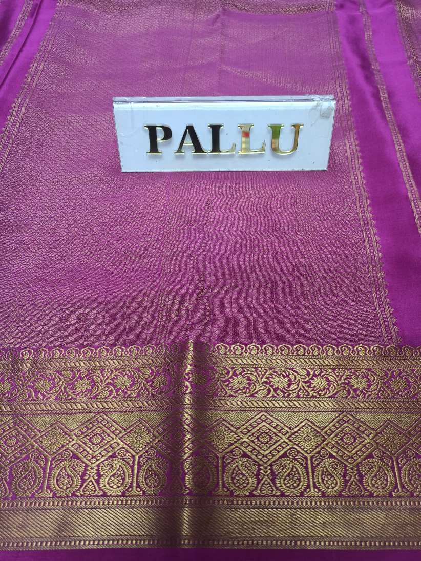 Pure Mysore Silk Saree