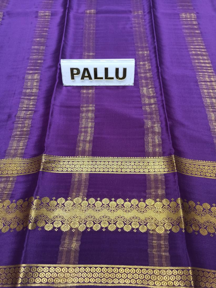 Pure Mysore Silk Saree ( 60 Grams )