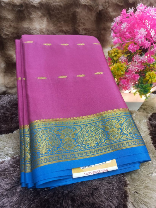 Pure Mysore Silk Saree( 60Grams )