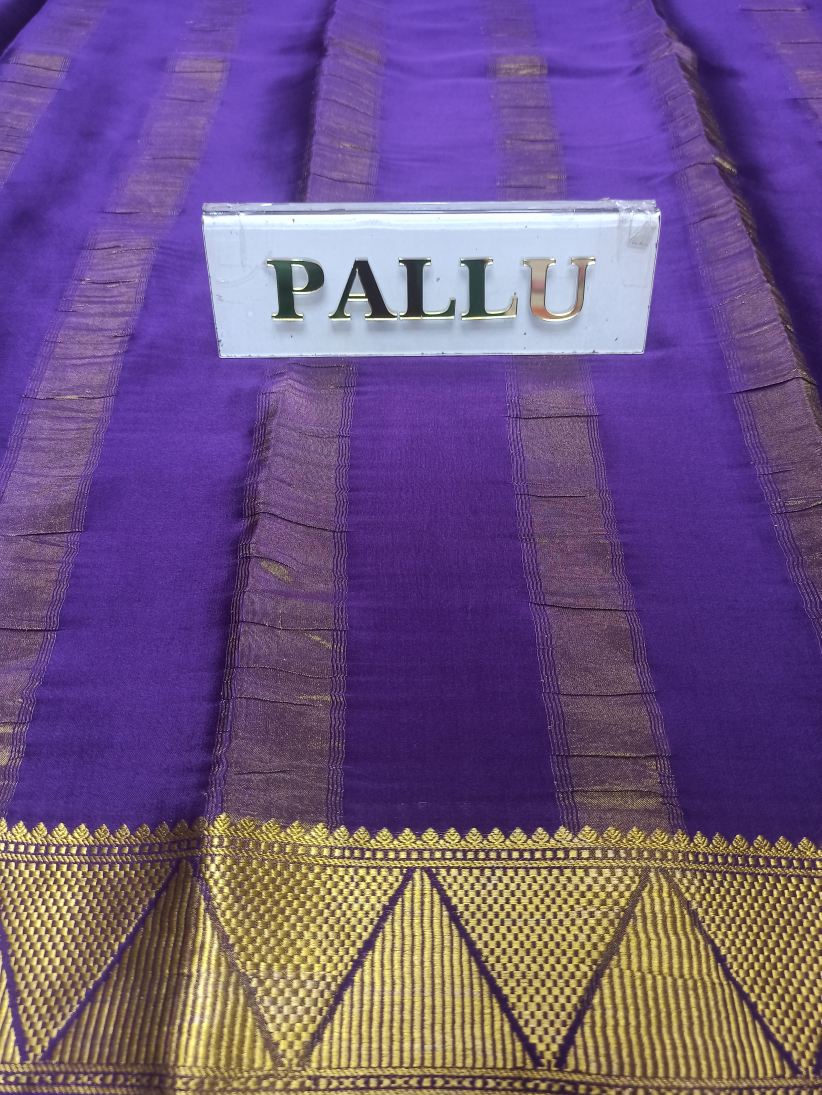 Pure Mysore Silk Saree