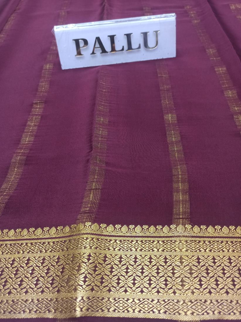 Pure Mysore Silk Saree