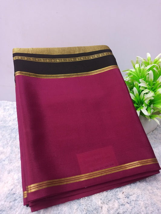 Pure Mysore Silk Saree