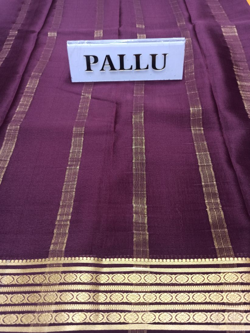 Pure Mysore Silk Saree