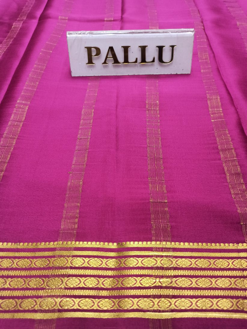 Pure Mysore Silk Saree