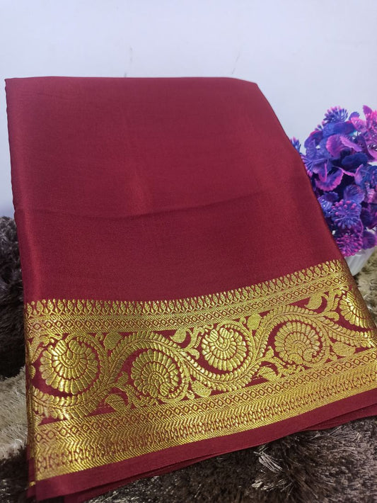 Pure Mysore Silk Saree