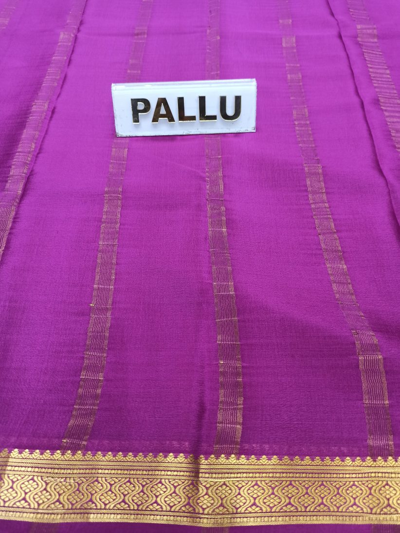 Pure Mysore Silk Saree