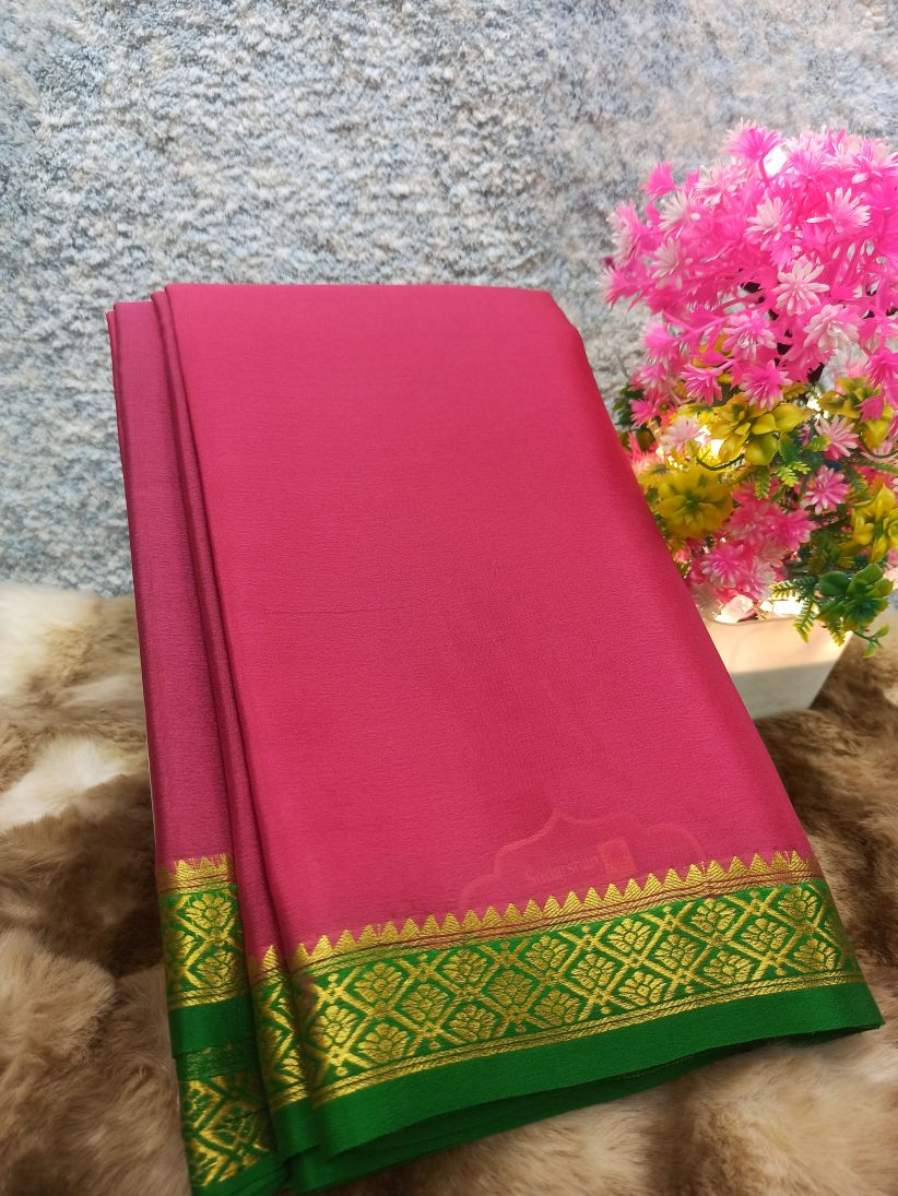 Pure Mysore Silk Saree (60 Grams)