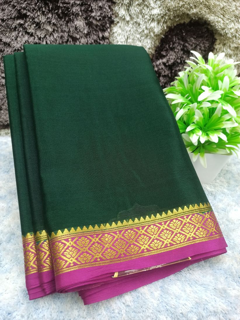 Pure Mysore Silk Saree(60 Grams)