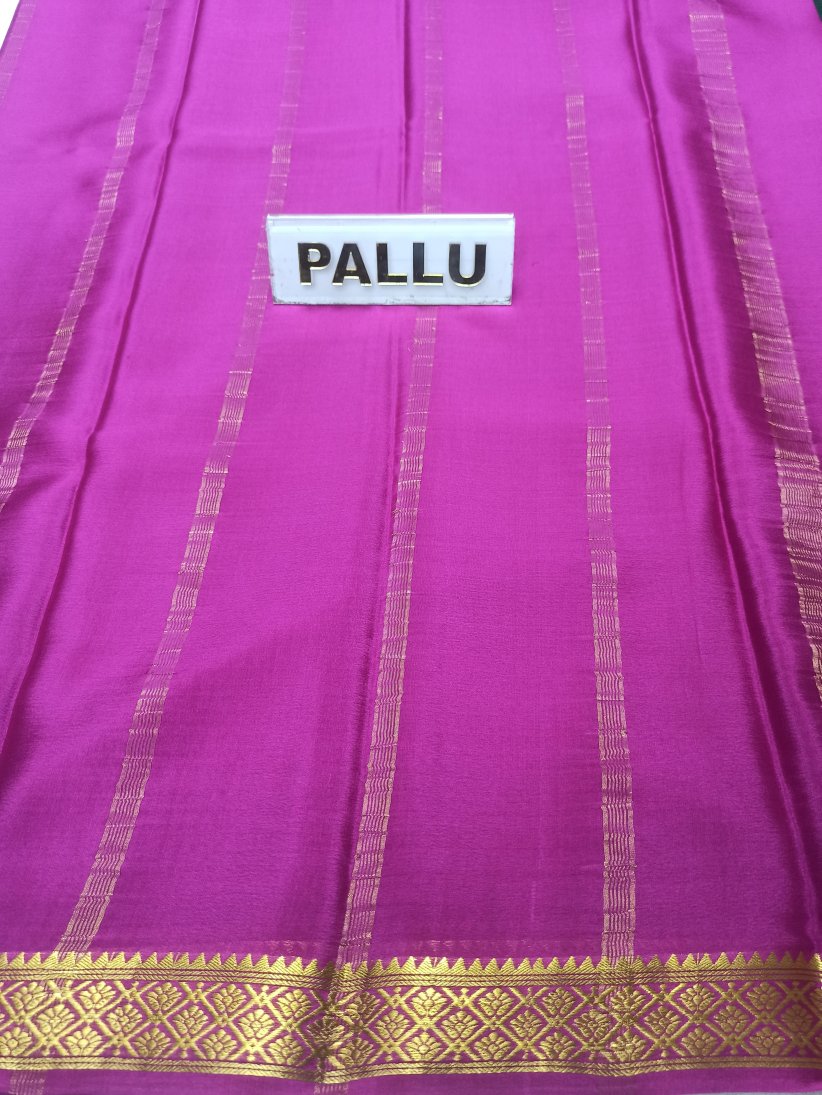 Pure Mysore Silk Saree(60 Grams)