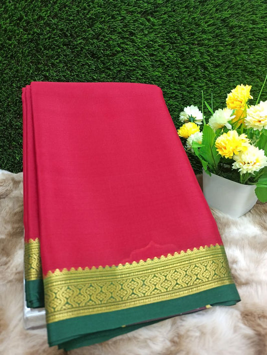 Pure Mysore Silk Saree ( 60 Grams )