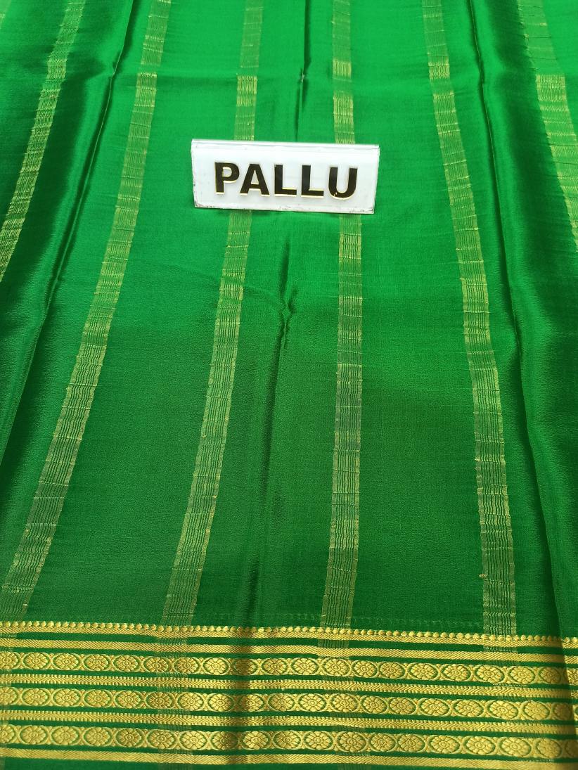 Pure Mysore Silk Saree( 60 Grams )