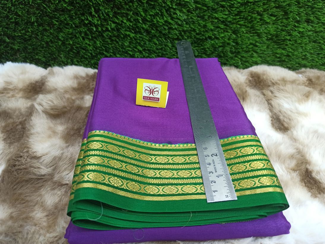 Pure Mysore Silk Saree( 60 Grams )