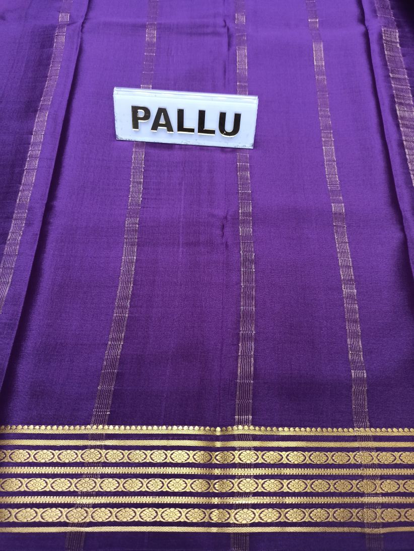 Pure Mysore Silk Saree ( 60 Grams )