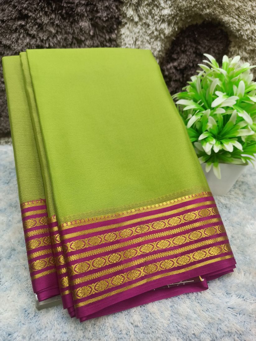 Pure Mysore Silk Saree(60 Grams)