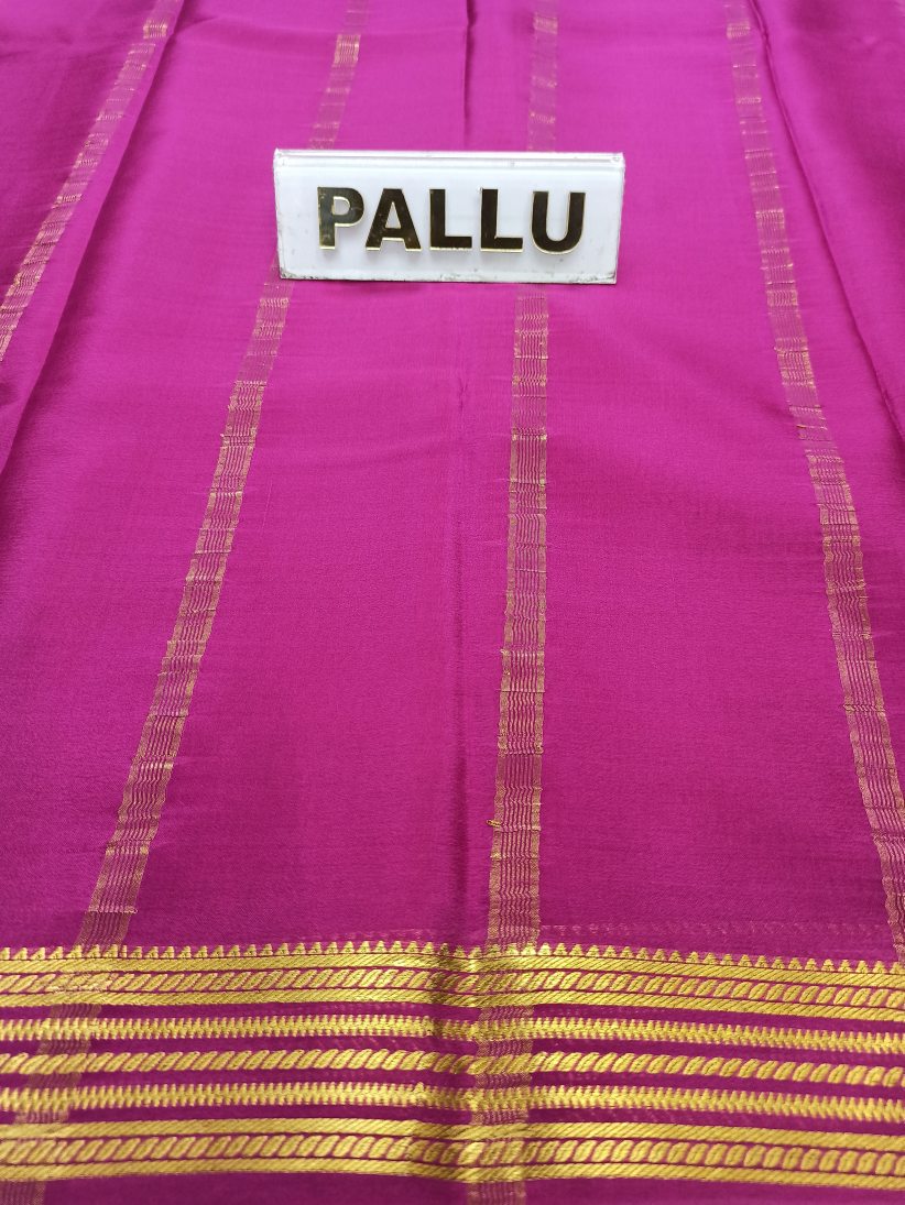 Pure Mysore Silk Saree