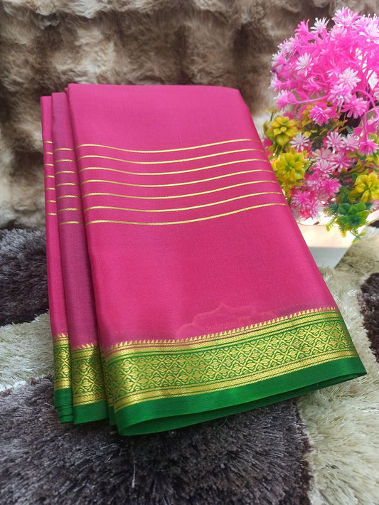 Pure Mysore Silk Saree( 60Grams )