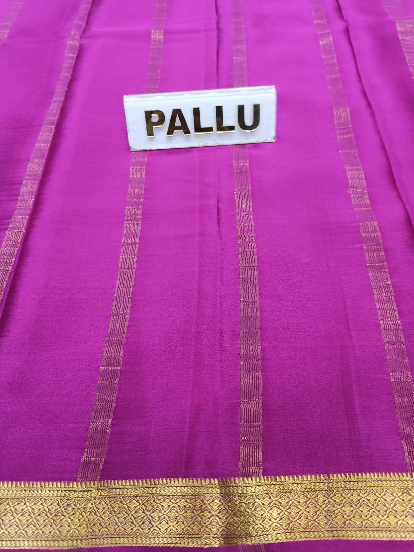 Pure Mysore Silk Saree