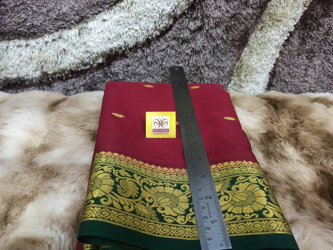 Pure Mysore Silk Saree ( 60 Grams )