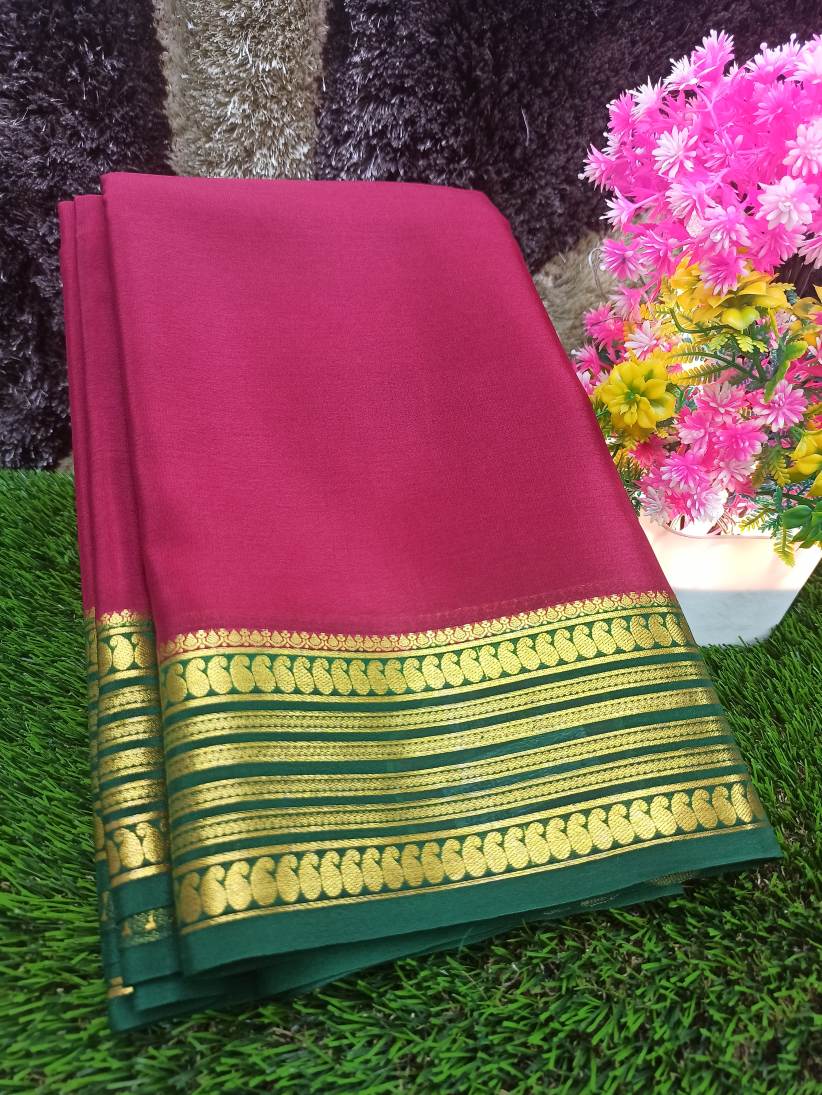 Pure Mysore Silk Saree (60gms)