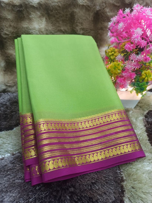 Pure Mysore Silk Saree( 60Grams )