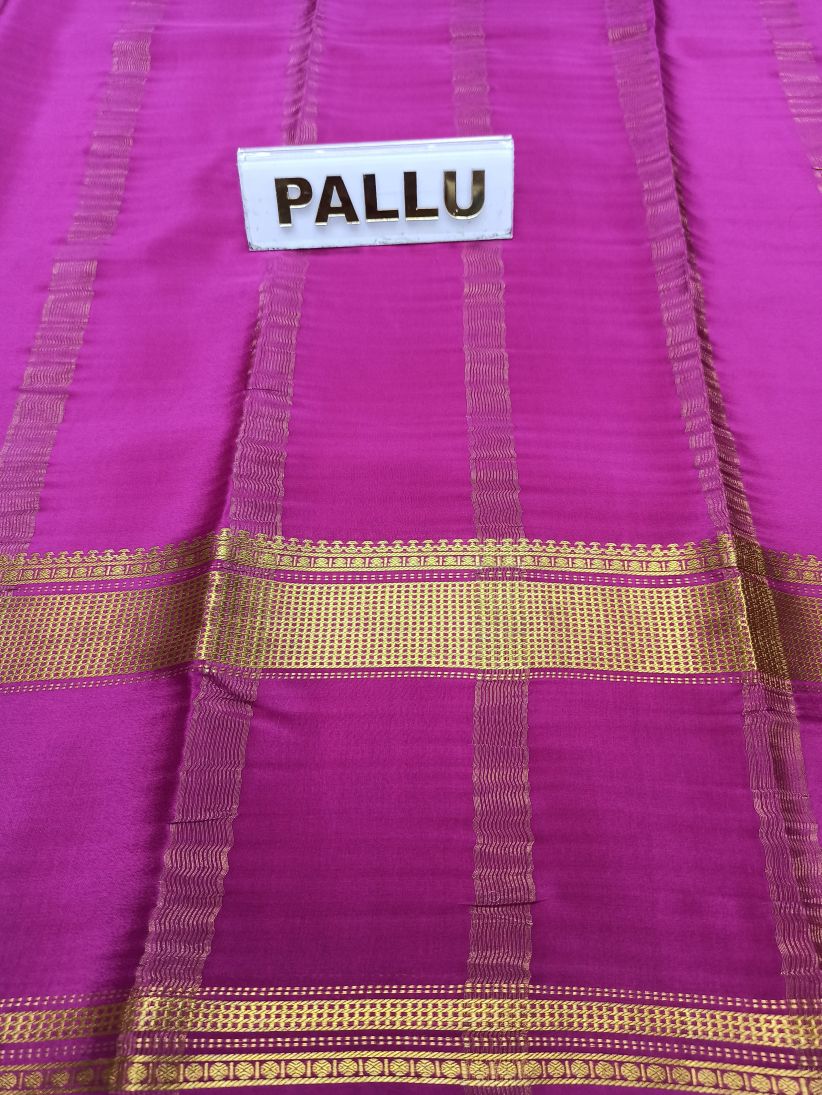 Pure Mysore Silk Saree ( 60 Grams )