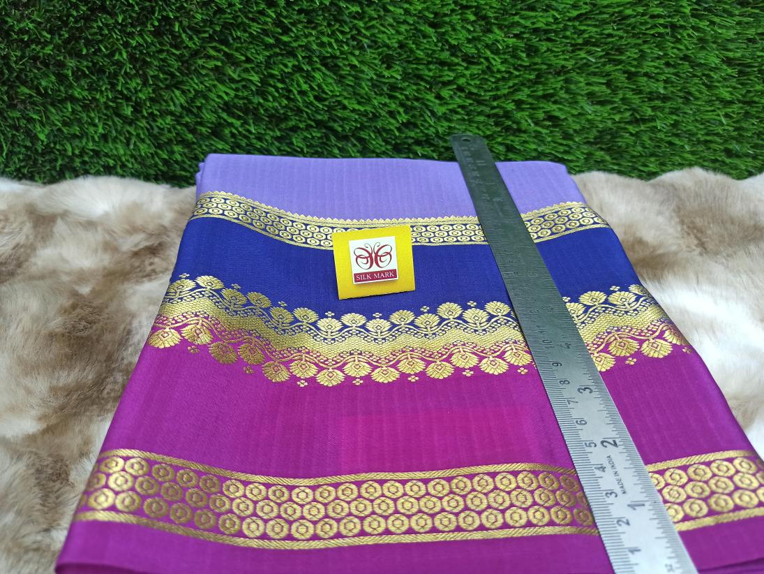 Pure Mysore Silk Saree ( 60 Grams )